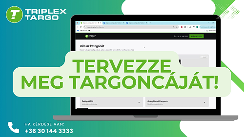Targonca konfigurátor a Triplex Targotól